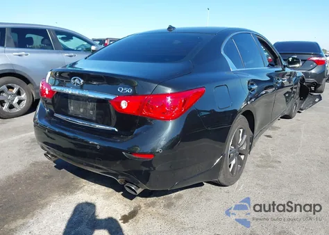 2017 Infiniti Q50 2.0T Premium из США, поврежденный, VIN JN1CV7AP0HM640610